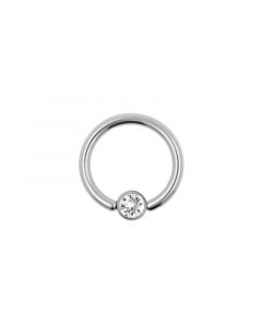 Flat Disc Smile Ring