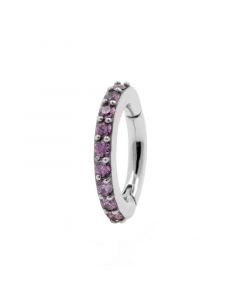Zirconia Belly Ring Clicker