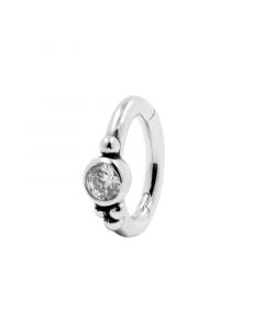 Zirconia Belly Ring Clicker - Vintage Dots