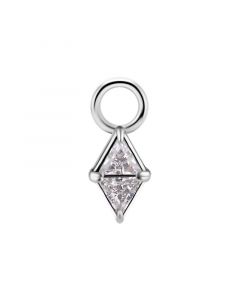 Click Ring Bedel Nikkelvrij - Zirkonia Diamond