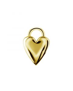 Click Ring Charm Nickel-free - Heart