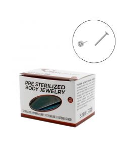 Zirconia Labret Stud - Sterilized (10 pcs)