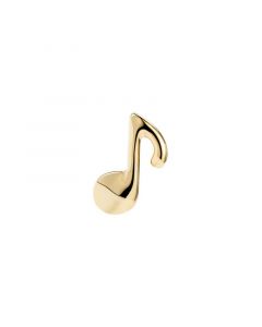 Gold Musical Note - Threadless