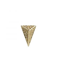 Gouden Pyramide Met Zirkonia - Threadless