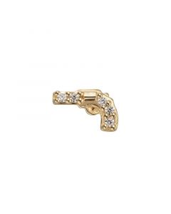 Gold Pistol With Zirconia - Threadless