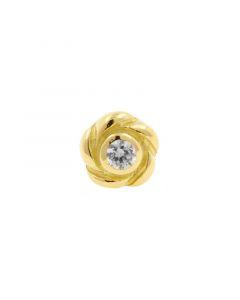 Gold Premium Zirconia Rose