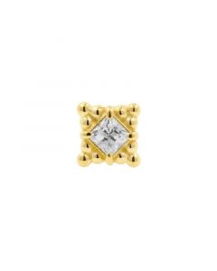 Gouden Premium Zirkonia Cluster